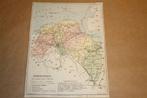 Antieke provinciekaart - Groningen - Bruins 1895 !!, Gelezen, Ophalen of Verzenden, Landkaart, 1800 tot 2000