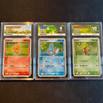 Pokémon Torchic, Mudkip & Teecko Starter Deck ACE 10 & ACE 9 beschikbaar voor biedingen
