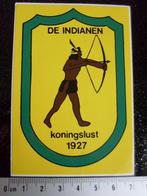 sticker handboog schieten de indianen koningslust logo hbv, Verzamelen, Verzenden, Zo goed als nieuw, Bedrijf of Vereniging
