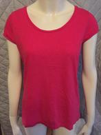 H&M roze shirt maat M (2b28), Tweedehands verkoop, Tweedehands verkoop, Ophalen of Verzenden, Korte mouw