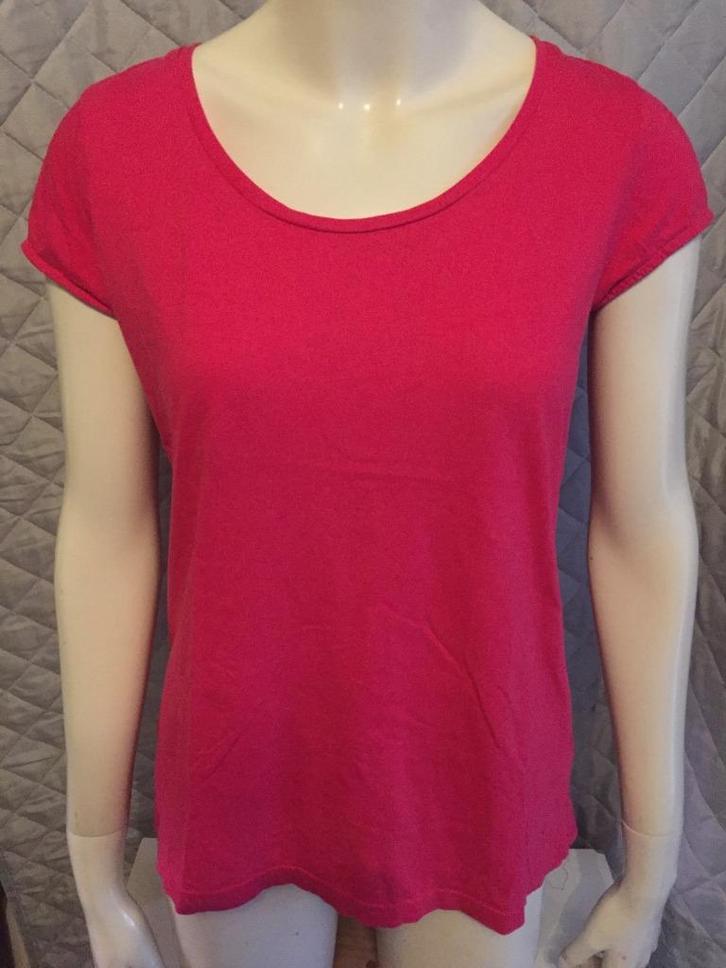H&M roze shirt maat M (2b28), Kleding | Dames, T-shirts, Gedragen, Roze, Korte mouw, Ophalen of Verzenden