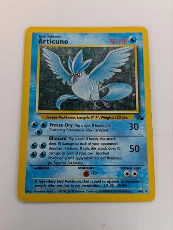 Articuno (FO 2) - Fossil beschikbaar voor biedingen