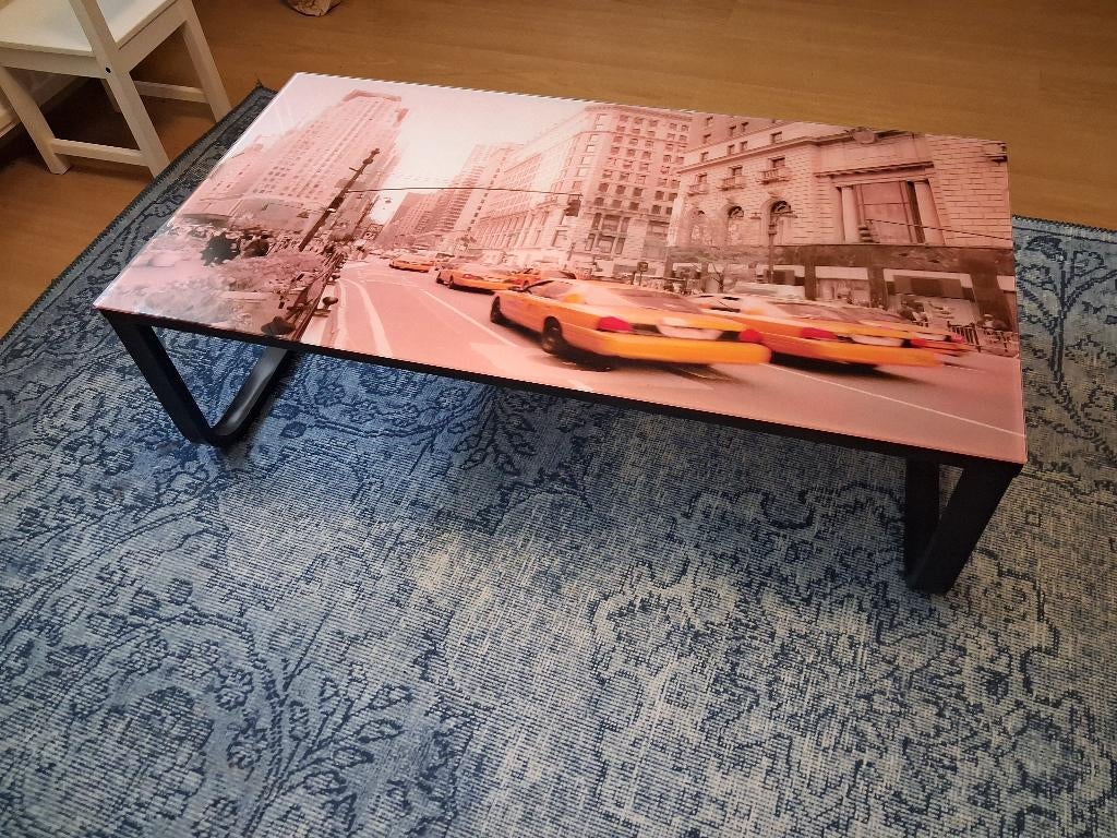 Salontafel New York, Ophalen, 50 tot 100 cm, 50 tot 100 cm, Zo goed als nieuw