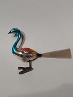 vintage gekleurde vogel pauw op knijper / B 10 cm, Ophalen, Gebruikt
