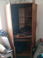 Grote houten kast - (computer meubel) 2 meter hoog, Ophalen, 200 cm of meer, Grenenhout, 50 tot 100 cm