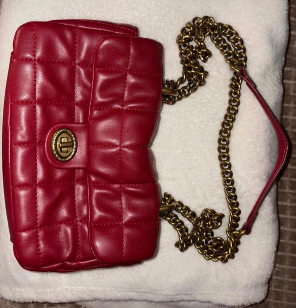 Bordeaux Rode Tas weinig gedragen, Ophalen of Verzenden, Zo goed als nieuw, Rood, Handtas