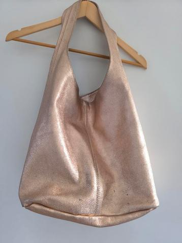Rosé gouden hobo leren tas beschikbaar voor biedingen
