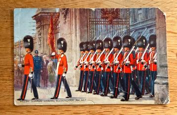 Oude kaart 1937: Engelse Welsh Guards beschikbaar voor biedingen