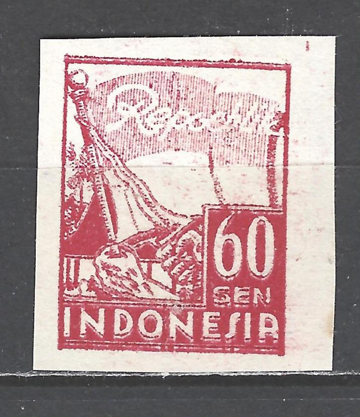 Indie Indonesie JAVA MADOERA 42A PF ; MEER JAPANSE BEZETTING, Postzegels en Munten, Postzegels | Nederlands-Indië en Nieuw-Guinea