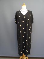 NORAH maat 40, zwarte jurk met zandkleur dots., Kleding | Dames, Jurken, Maat 38/40 (M), Zwart, Ophalen of Verzenden, Zo goed als nieuw