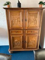 Eiken kast, Ophalen of Verzenden, Zo goed als nieuw, 170 cm of meer