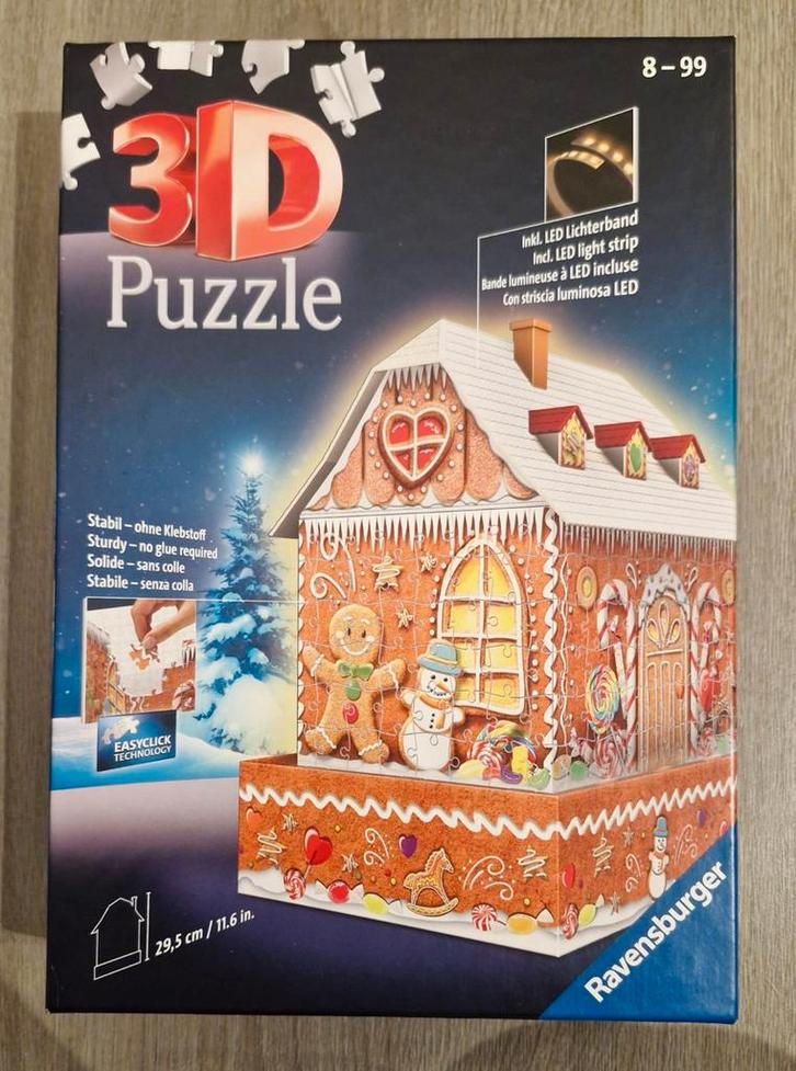 Verschillende Ravensburger 3D Puzzel, Hobby en Vrije tijd, Denksport en Puzzels, Zo goed als nieuw, Rubik's of 3D-puzzel, Minder dan 500 stukjes