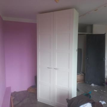 ikea, hoge witte kast