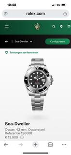 Rolex Sea-Dweller nieuw ongedragen Full set te koop of ruil, Staal, Polshorloge, Nieuw, Ophalen of Verzenden