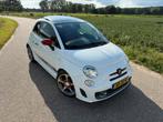 Fiat Abarth 500 595 Competizione 1.4 T-jet  2013 Wit, Auto's, Voorwielaandrijving, 15 km/l, Zwart, 4 cilinders