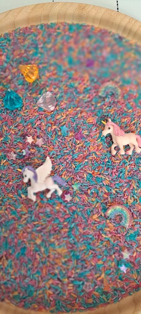 Speelrijst met thema unicorn, Kinderen en Baby's, Speelgoed | Educatief en Creatief, Nieuw, Ontdekken, Ophalen of Verzenden