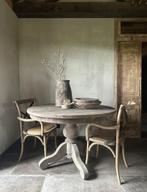 Ronde DRIFTWOOD tafel 120 cm / 130 cm, 100 tot 150 cm, Rond, Nieuw, Ophalen of Verzenden
