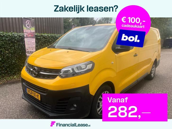 Opel Vivaro, Auto's, Opel, Bedrijf, Lease, Financial lease, Vivaro, ABS, Achteruitrijcamera, Adaptive Cruise Control, Airbags