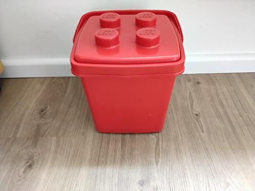 Rode LEGO-emmer, Kinderen en Baby's, Speelgoed | Duplo en Lego, Gebruikt, Lego, Ophalen of Verzenden