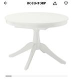 Eettafel ikea wit, Huis en Inrichting, Tafels | Eettafels, Ophalen, Zo goed als nieuw, Rond, 100 tot 150 cm