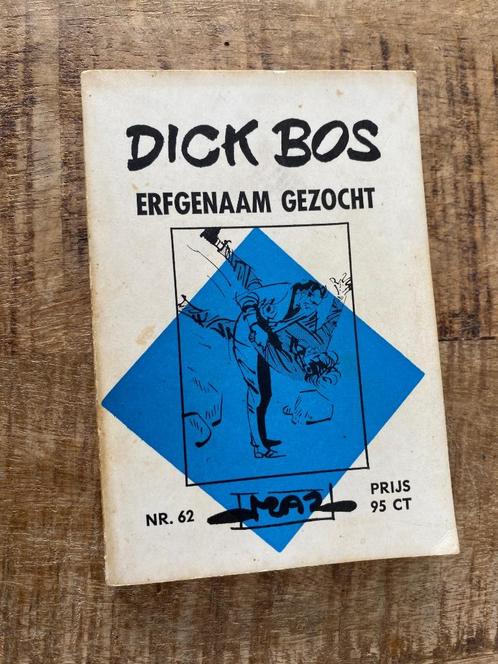 Dick Bos - Maz beeldbibliotheek 62 - Erfgenaam gezocht, Boeken, Stripboeken, Gelezen, Eén stripboek, Ophalen of Verzenden