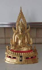 Buddha Thai,Tempel,Boeddha Thailand,Chinnaraj Bucha,Brons;,, Huis en Inrichting, Woonaccessoires | Boeddhabeelden, Ophalen of Verzenden