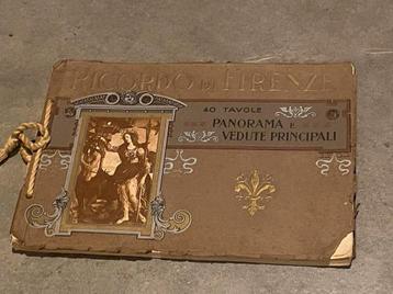 Ricordo di Firenze - Oud Panorama Album beschikbaar voor biedingen