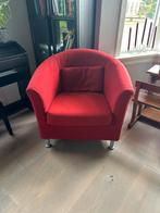 Gratis afhalen: Rode IKEA Tullsta Stoel, Huis en Inrichting, Fauteuils, Ophalen, Gebruikt, Minder dan 75 cm, Stof