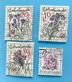 30. Tsjechoslowakije gestempeld / Flora, Verzenden, Gestempeld, Dier of Natuur