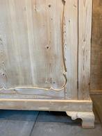 Landelijk oud grenen kast eendeurskast kledingkast, Antiek en Kunst, Ophalen