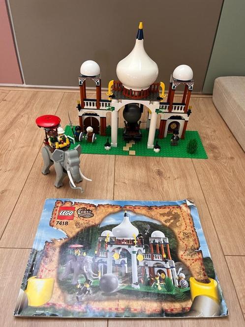 Lego 7418 Scorpion Palace, Kinderen en Baby's, Speelgoed | Duplo en Lego, Gebruikt, Lego, Ophalen of Verzenden