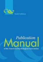 Publication Manual of the American Psychological Association, Boeken, Studieboeken en Cursussen, Ophalen of Verzenden, Gelezen