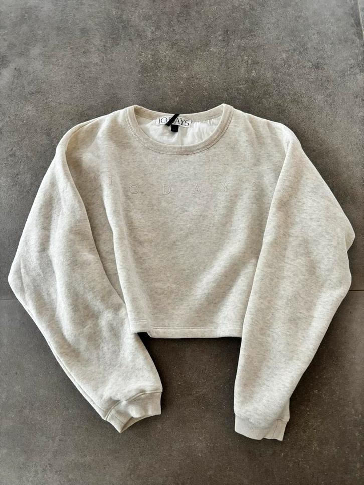 10days cropped sweater maat L, Kleding | Dames, Truien en Vesten, Nieuw, Maat 42/44 (L), Beige, Ophalen of Verzenden