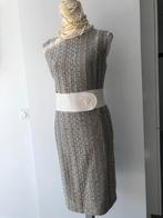 Caroline Biss jurk beige bruin goud zilver 44 xxl, Kleding | Dames, Jurken, Verzenden, Beige, Maat 42/44 (L), Zo goed als nieuw