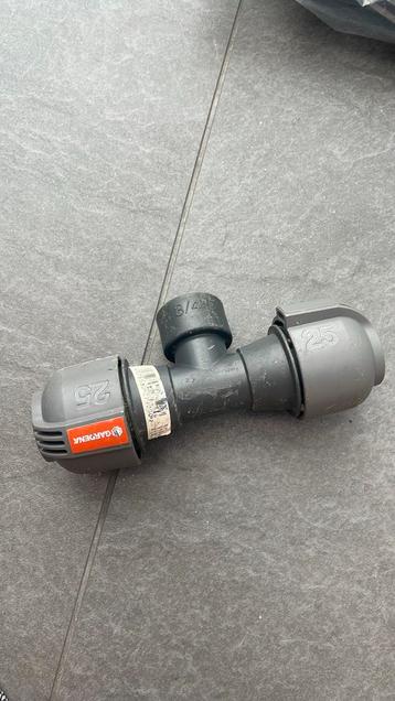 Gardena T-stuk 25 mm x 3/4" beschikbaar voor biedingen