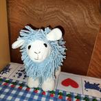 Texel schaap knuffel blauw 20 cm groot, Ophalen of Verzenden