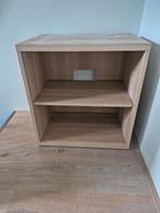 Kastje (stereo of boeken) Ikea Bestå, Ophalen, Met plank(en), Eikenhout, 50 tot 100 cm