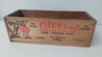 Zeer oud houten kistje kaas verpakking cheddar cheese ww2?, Ophalen of Verzenden, Gebruikt