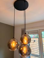 Loods5 Smoked Glass (Rookglas) 3 bollen hanglamp, Ophalen, Zo goed als nieuw, Glas, Minder dan 50 cm