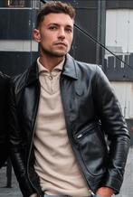 Zumo 100% calf leather jacket Bultaco black maat L Nieuw, Zumo, Maat 48/50 (M), Zwart, Nieuw