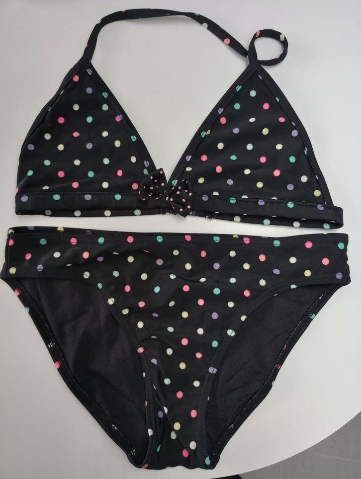 Bikini met gekleurde bolletjes H&M 12-14 jaar, Kinderen en Baby's, Kinderkleding | Kinder-zwemkleding, Zo goed als nieuw, Bikiniset