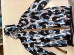 K-Way regenjas – XS – Panterprint blauw/zwart/wit, K-way, Blauw, Ophalen of Verzenden, Zo goed als nieuw