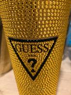 Nieuwe gouden Guess Tumbler cup drinkbekers + rietjes, Kunststof, Overige kleuren, Nieuw, Ophalen of Verzenden
