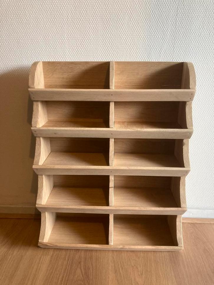 Gruttersbak - nieuw - eikenhout - 10 vakken, Huis en Inrichting, Keuken | Keukenbenodigdheden, Nieuw, Ophalen of Verzenden