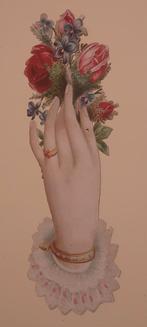 Antieke Poesieplaat Hand, Verzamelen, Poesieplaatjes, Ophalen of Verzenden