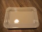 Set van 4 vierkante snackschalen, Huis en Inrichting, Keuken | Servies, Ophalen of Verzenden, Zo goed als nieuw, Effen, Bord(en)