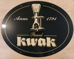 Pauwel Kwak Bier Origineel Reclamebord Metaal, Ophalen, Nieuw, Reclamebord, Plaat of Schild, Overige merken