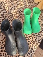 Crocs Laarzen Zwart & Groen - Maat 43 & 45, Kinderen en Baby's, Babykleding | Schoentjes en Sokjes, Gebruikt, Crocs, Jongetje of Meisje