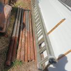 Professionele brandweer optrek  ladder, Ophalen of Verzenden, Gebruikt, Ladder, 4 meter of meer