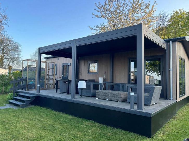 Luxe chalet te koop camping Natuurlijk Limburg Voerstreek(B), Vakantie, Vakantiehuizen | België, Chalet, Bungalow of Caravan, Recreatiepark